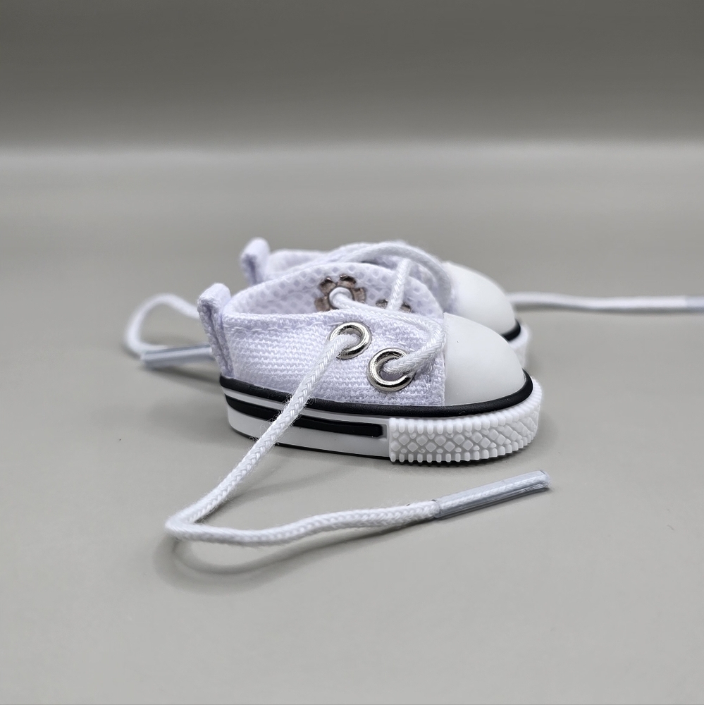 Labubu Accessories - White Converse Sneaker Shoe